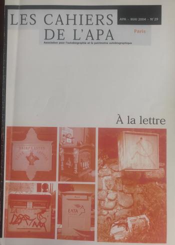 Cahier APA 29